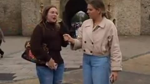 A young lady tells people how dangerous Southampton UK is due to migrants