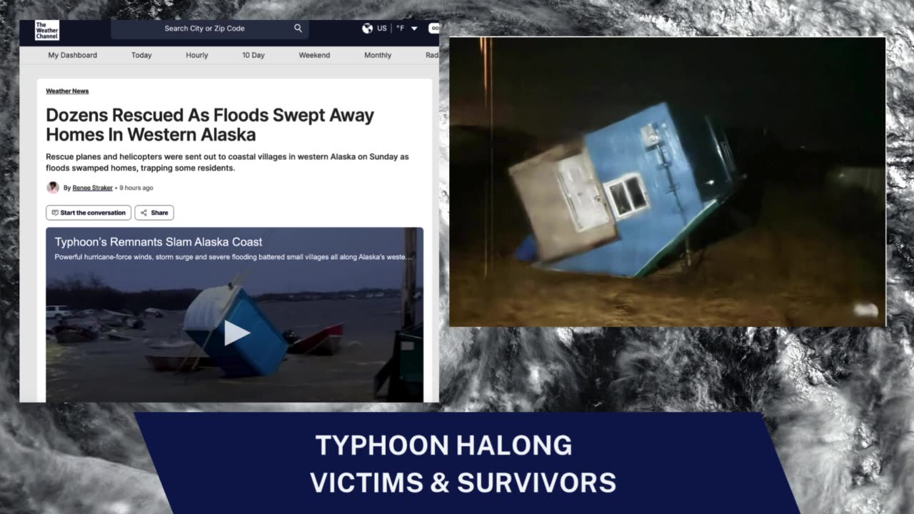 Typhoon Halong Victims and Survivors in Alaska