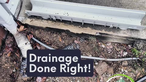 Installing Channel Drain