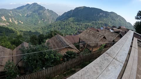 Walking Through Pha Hi Village Chiang Rai Thailand