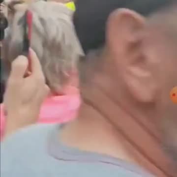 The anger in the Garda's face. Elderly ladies are defending the community