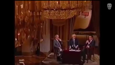 Wladimir Putin und Gerhard Schröder im Interview