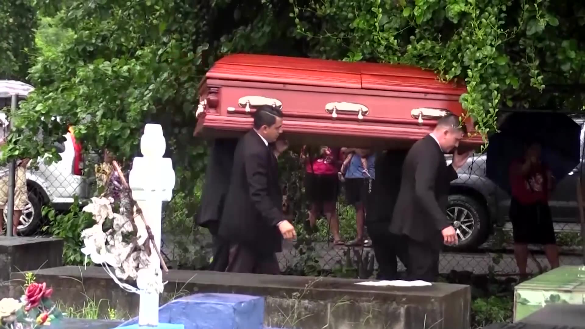 Family bury migrant killed in Dallas ICE shooting, demand justice