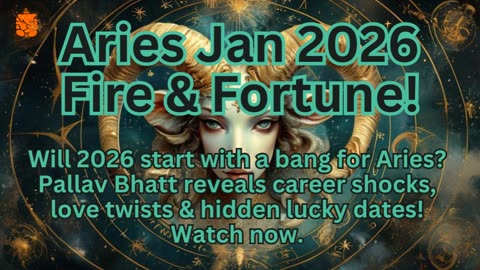 Aries January 2026: Fire & Fortune! – Pallav Bhatt Predicts