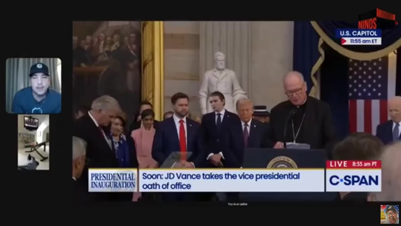 JUAN O SAVIN - OATH OF OFFICE President Trump-NINO Rotunda 1 20 2025