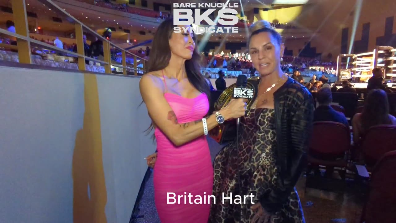 Britain Hart Interview at BKFC 85 Event | Bare Knuckle