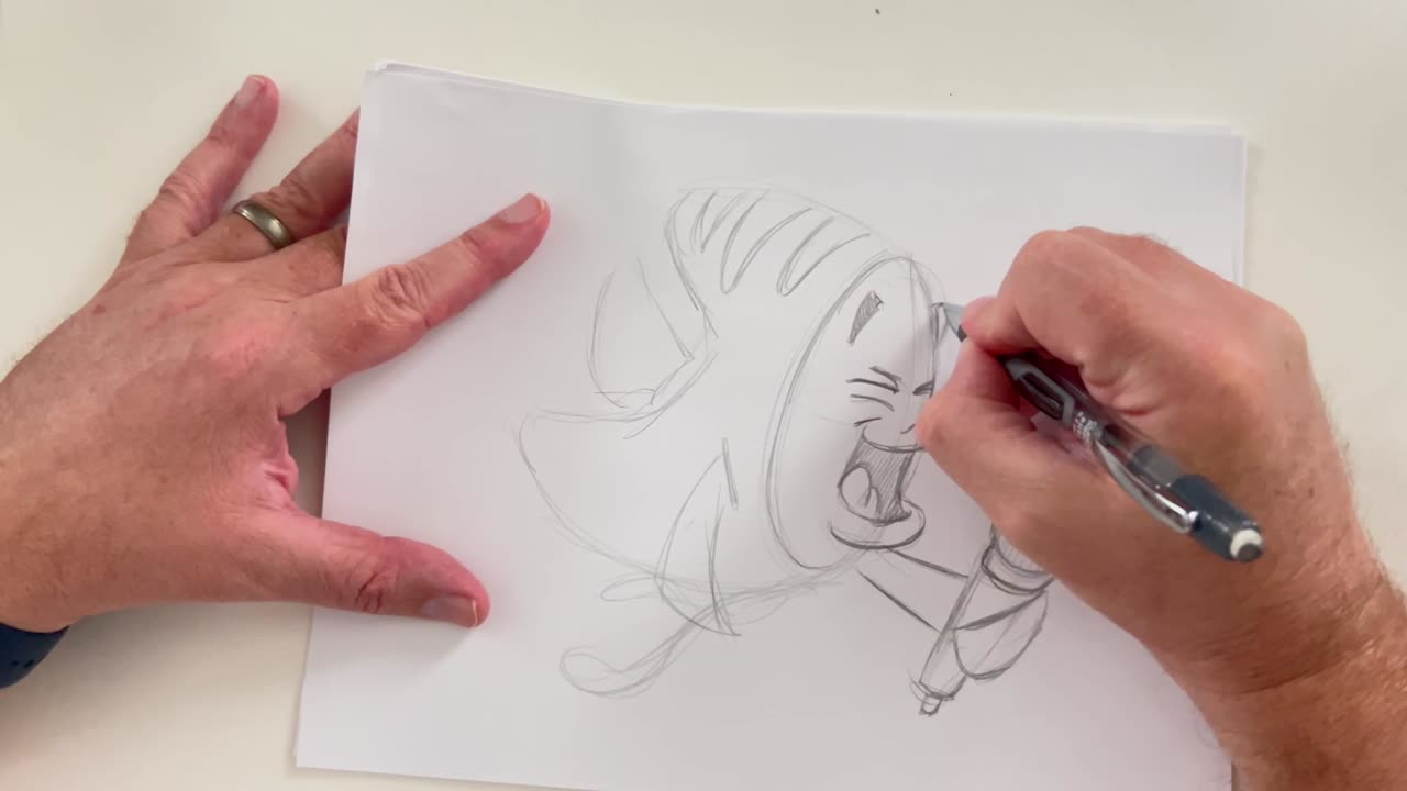 How to Draw a Singing Fish