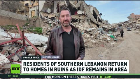 Southern Lebanon residents overjoyed as they return home