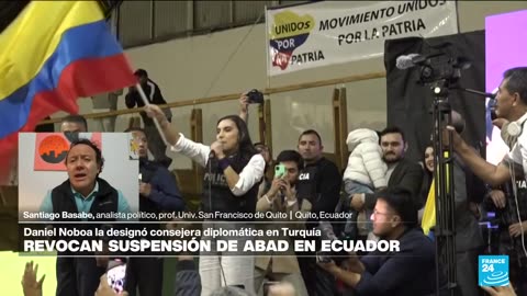 Santiago Basabe: ‘Abad recuperó su cargo, pero podría no sustituir a Noboa durante las elecciones’