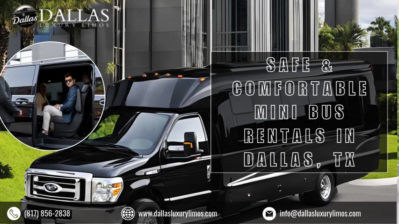 Safe & Comfortable Mini Bus Rentals in Dallas, TX