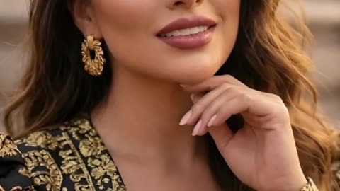 Why does this royal dress make everyone stop and stare like that? #luxuryfashion #queenstyle