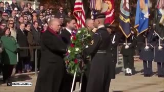 Tomb of the Unknown Soldier at Arlington National Cemetery on Veterans Day