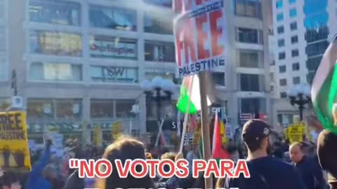 Hace un año: "NO VOTOS PARA EL GENOCIDIO"