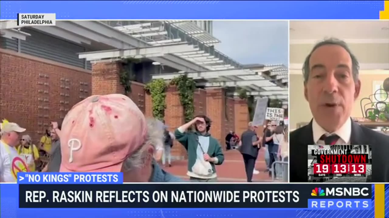 Jamie Raskin Paints Rosy Picture Of ‘No Kings’ Protests, Ignores Death Threats
