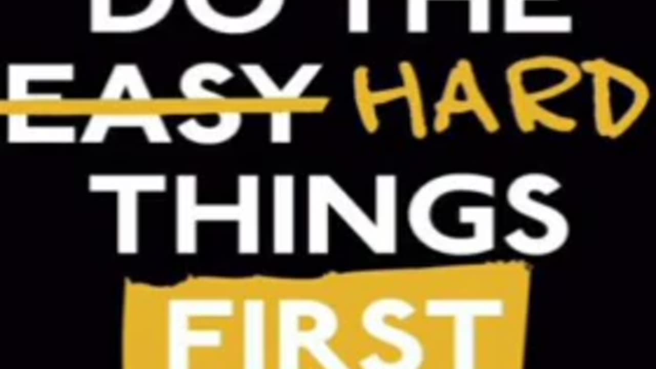 📚 Do the hard things first - Scott Allan