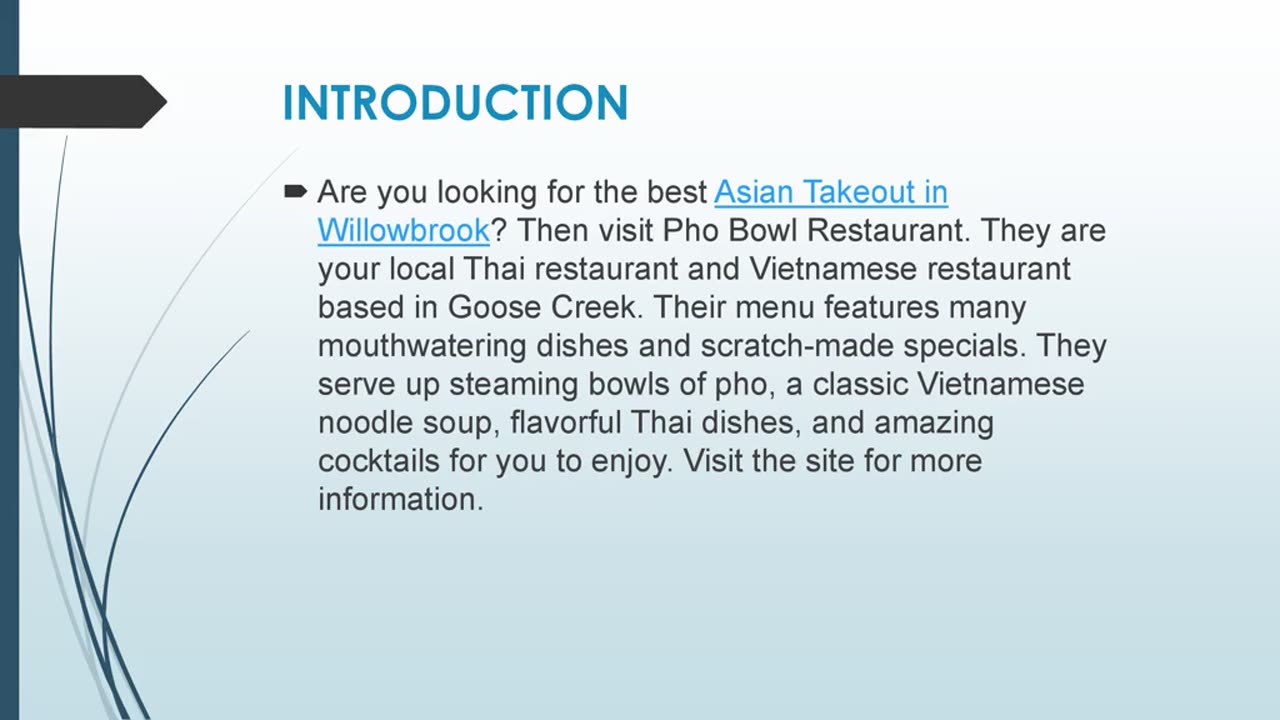 Best Asian Takeout in Willowbrook