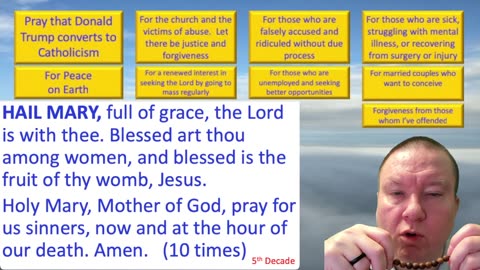 Mary's Daily Live Holy Rosary Prayer at 8:00 p.m. EST 12/29/2025