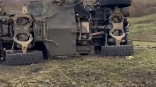 The Ukrainian soldiers were driving and "arrived" at Bandera