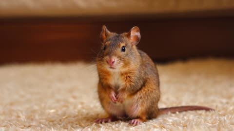 Maus im Hotel