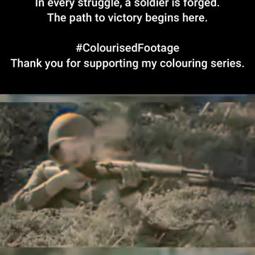 Forge of Strength US Army Motivational Training #ColourisedHistory
