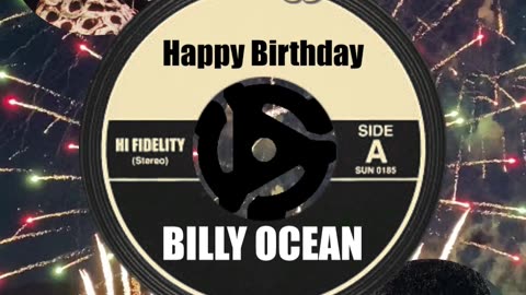 HAPPY BIRTHDAY BILLY OCEAN