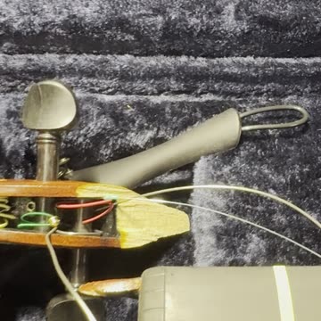 Violin scroll repair