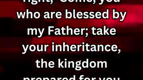 Journey of faith and spiritual growth Matthew 25:34 prayer dailyverse dailybibleverse