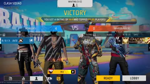 Free fire 🔥 max playing very hard level 😄