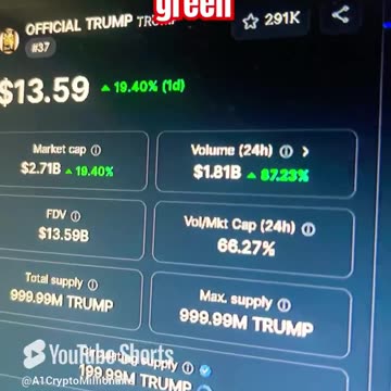 official trump crypto price prediction #fyp