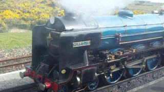 Hurricane Steam Train Stationary At Dungeness In Kent, UK 2019