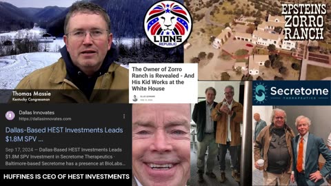 BREAKING: DON HUFFINE OWNER OF ZORRO RANCH INVESTMENT FIRM INVESTED IN BIOTECH LABS