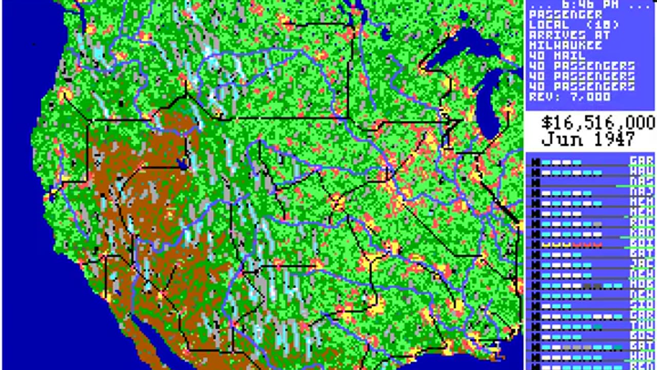 PC Longplay 1084 Sid Meier Railroad Tycoon