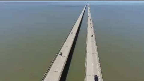 Lake Ponchartrain Bridge in Lousiana Demonstrates Flat Earth