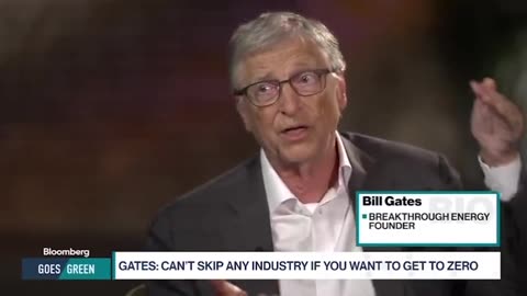 Bill Gates: For Net Zero to succeed, "you don't get to skip buildings, or agriculture,