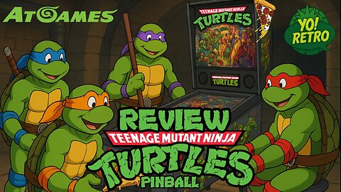 Yo! Retro #67 Teenage Mutant Ninja Turtles Pinball Review! #atgames #tmnt #yohero