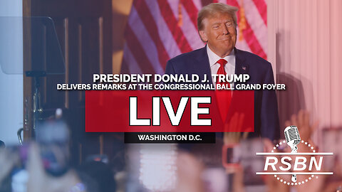LIVE REPLAY: President Trump Delivers Remarks at the Congressional Ball Grand Foyer - 12/11/25