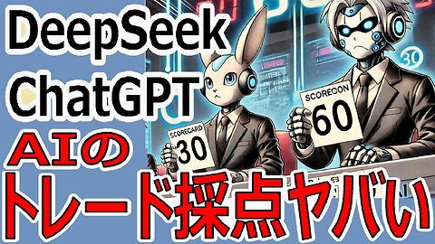 最新AI DeepSeekはChatGPTに勝てるのか？トレード分析でAIの実力を検証！