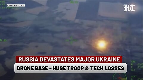 On Cam: Russia Hit Ukraine Drone Base With Nuke-Capable Missile As Trump, Zelensky Met On Tomahawks