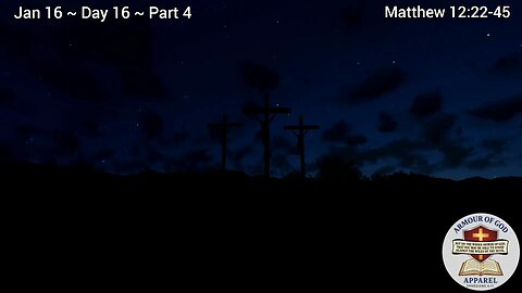 Bible in a Year! Jan 16 ~ Day 16 ~ Part 4 Matthew 12:22-45 Faith. Scripture.Truth. Devotional!