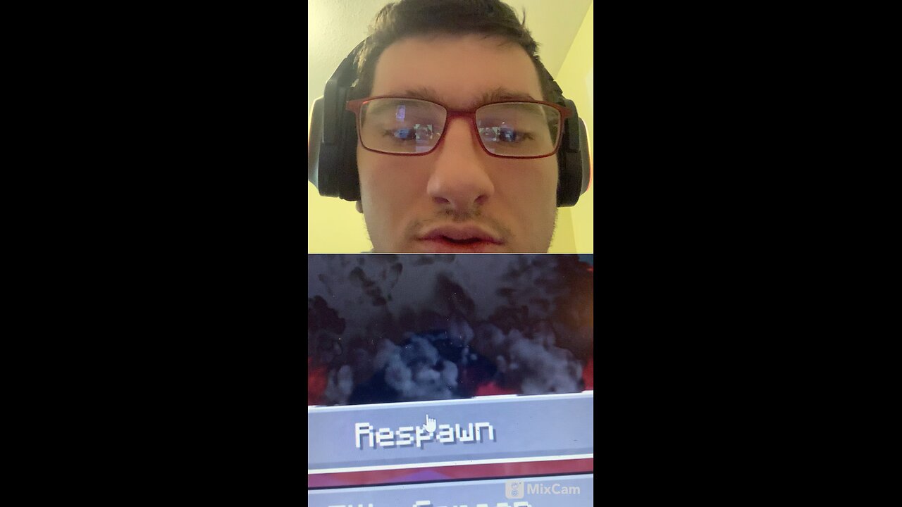 My reaction to mmjoemele #playingminecraft