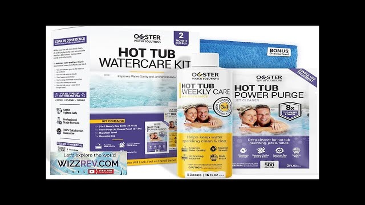 Hot Tub Chemicals Kit Hot Tub Cleaning Kit w/ 3in1 Weekly Review