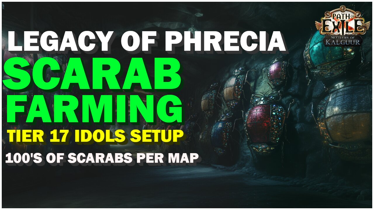 Path Of Exile 3.25 - Tier 17 Scarab Farm! How To Make Rare Monsters Explode For A Ton Of Scarabs!