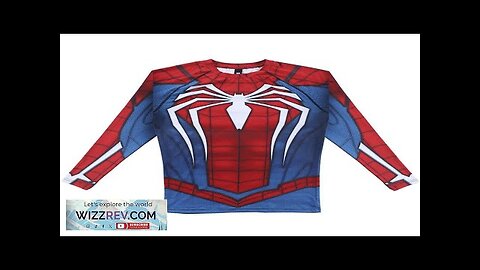 Insomniac Spider-man Costume Long Sleeves Compression Shirt Review