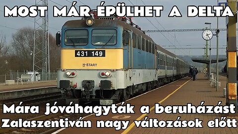 2025.02.08. Itt is vasút épül hamarosan. A leendő zalaszentiváni deltavágány, és az új megálló helye