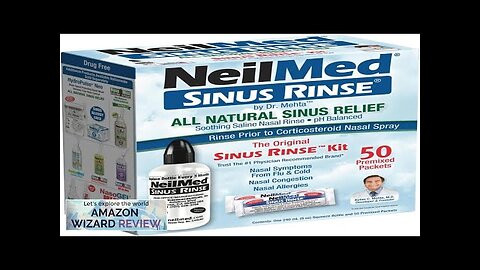 NeilMed Sinus Rinse A Complete Sinus Nasal Rinse Kit 50 Review