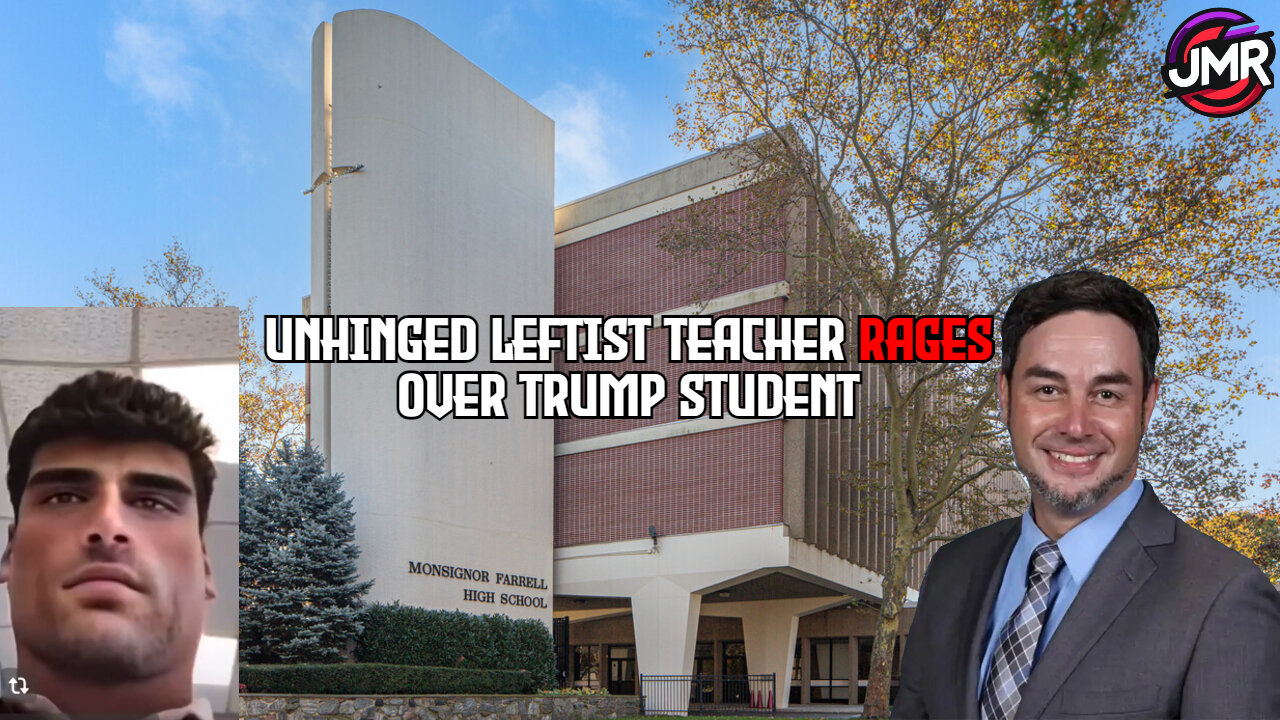 Unhinged leftist teacher MELTSDOWN over pro Trump student