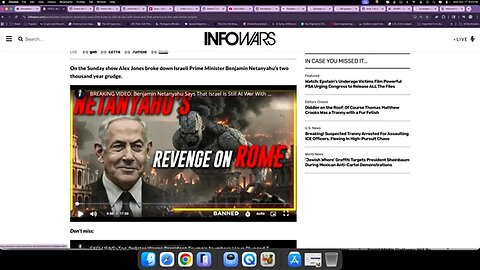 Alex Jones Exposes JJ’s: America Is the New Rome - Their Own Tongue Falls Upon Them! - GMS