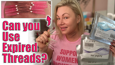 Can You Use Expired Threads? Yes! Watch as I use PCL Expired threads to Tighten my Neck! AceCosm.com