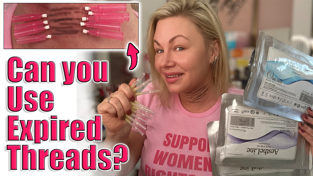 Can You Use Expired Threads? Yes! Watch as I use PCL Expired threads to Tighten my Neck! AceCosm.com