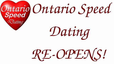 Ontario Speed Dating REOPENS with a faster and prettier experience